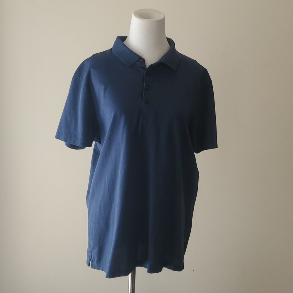 Hugo Boss men's XL navy polo shirt